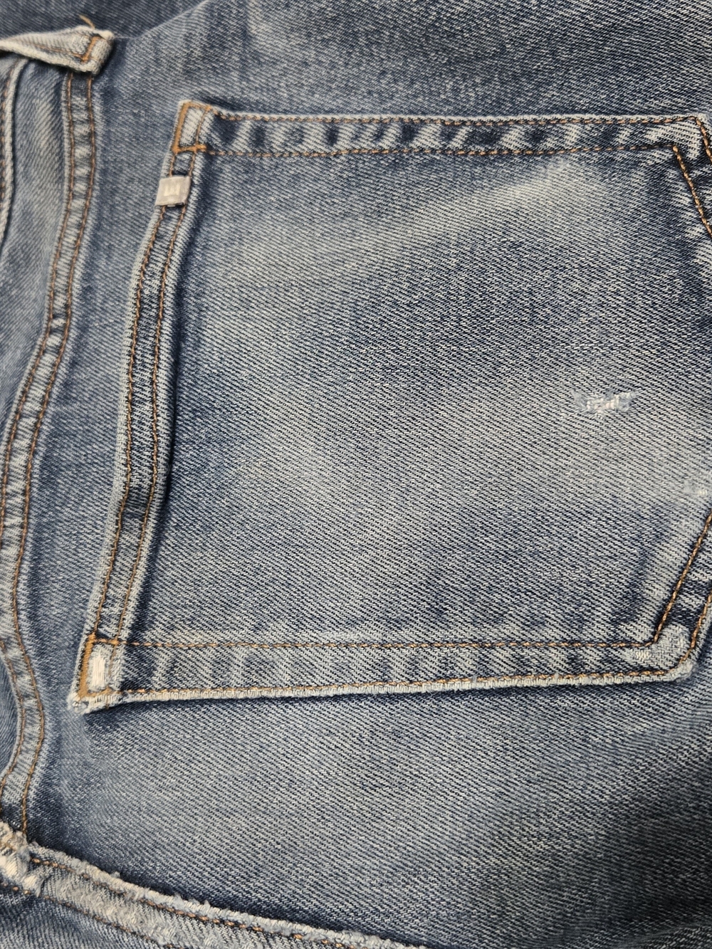 Everlane Men's Slim Straight Jeans in Washed Blue Sz 33x34 - Picture 9 of 9